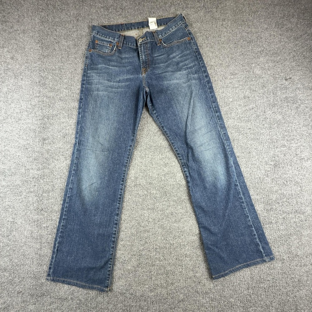 Lucky Brand Dungarees Jeans Mens 30x31 Blue Classic Fit‎ Straight Stretch Denim